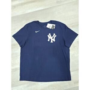 Nike Aaron Judge New York Yankees Shirt NWT 2XL Navy Blue 99 Fuse MLB T-Shirt